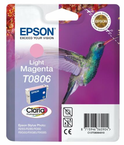 LOTE de cartuchos de tinta originales Epson T0801, T0802, T0803 T0804, T0805, T0806, T0807 - Imagen 19 de 26