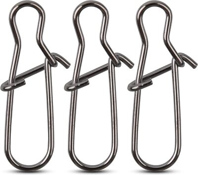 100pcs Duo Lock Snaps Stainless Steel Black Nice Snap Swivel Solid Ring Size 0-8