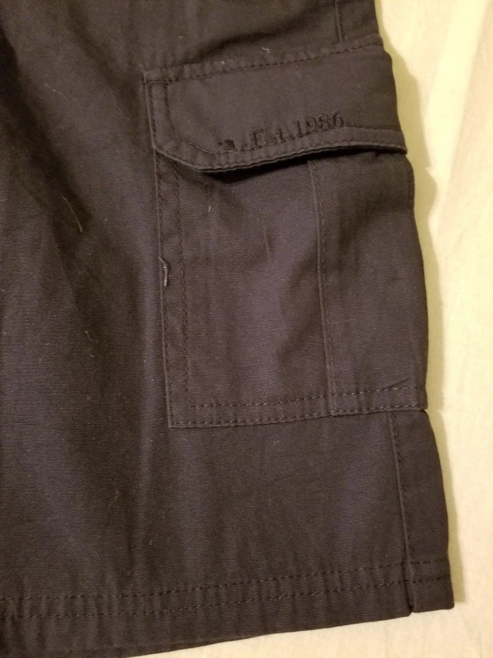 Nuevo con etiquetas Pantalones Cortos de Carga Kitestrings para Niños Azul Marino Talla 12 Cintura Ajustable Frente Plano Niños Foto 4 de 4