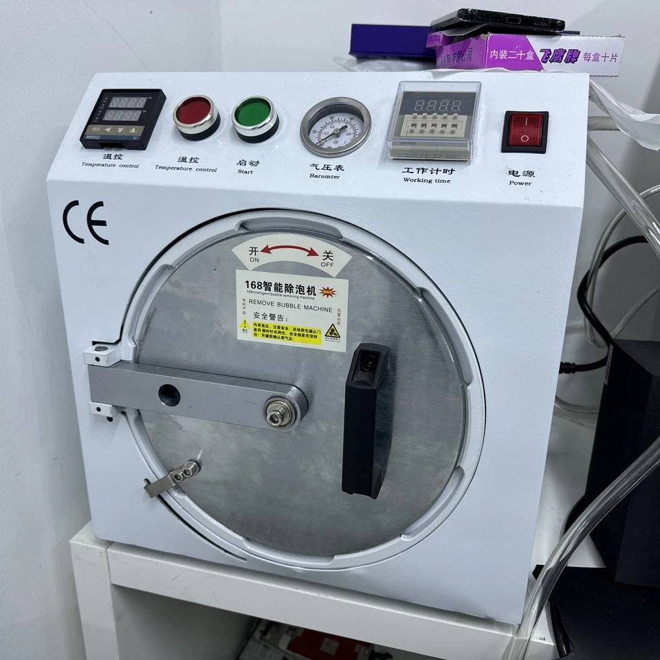 Válvula reguladora de presión doble máquina OCA de vacío YMJ 2020 y eliminación de burbujas gratis Foto 3 de 4