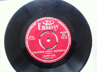 Maureen Evans - Goodbye Jimmy, Goodbye (7'')