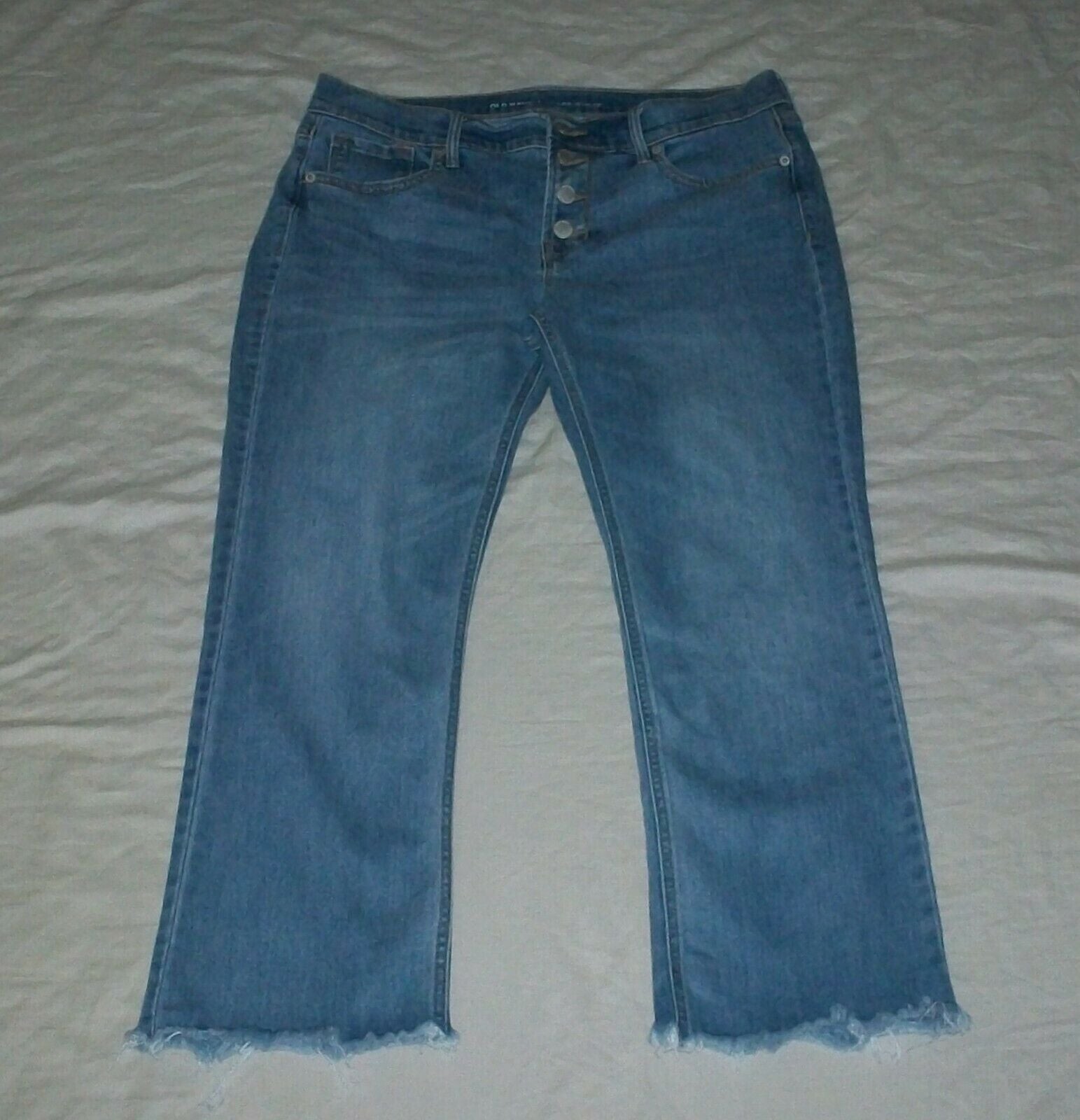 old navy size 8 jeans measurements