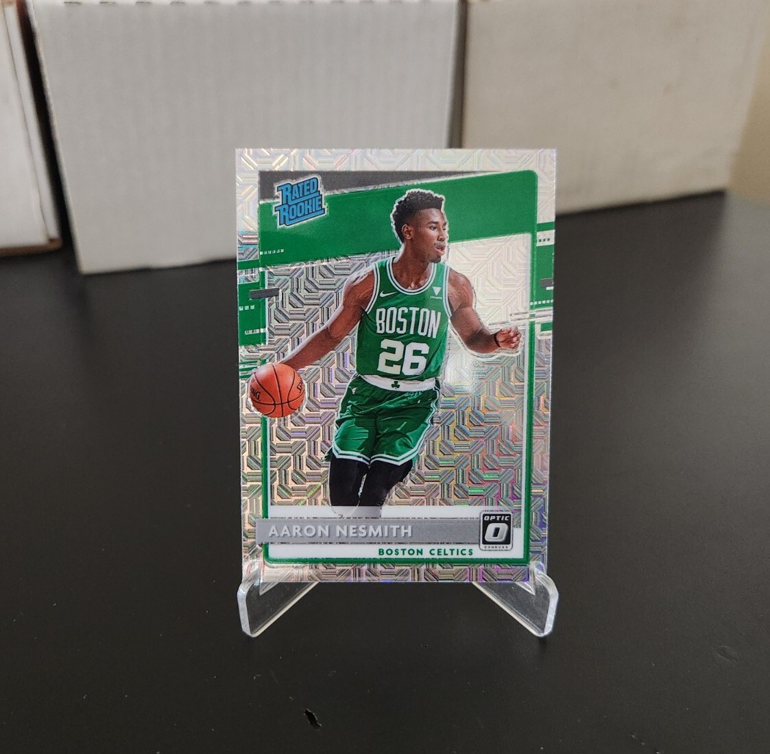 2020-21 Donruss Optic Aaron Nesmith Rated Rookie Choice Prizm #164 Celtics RC