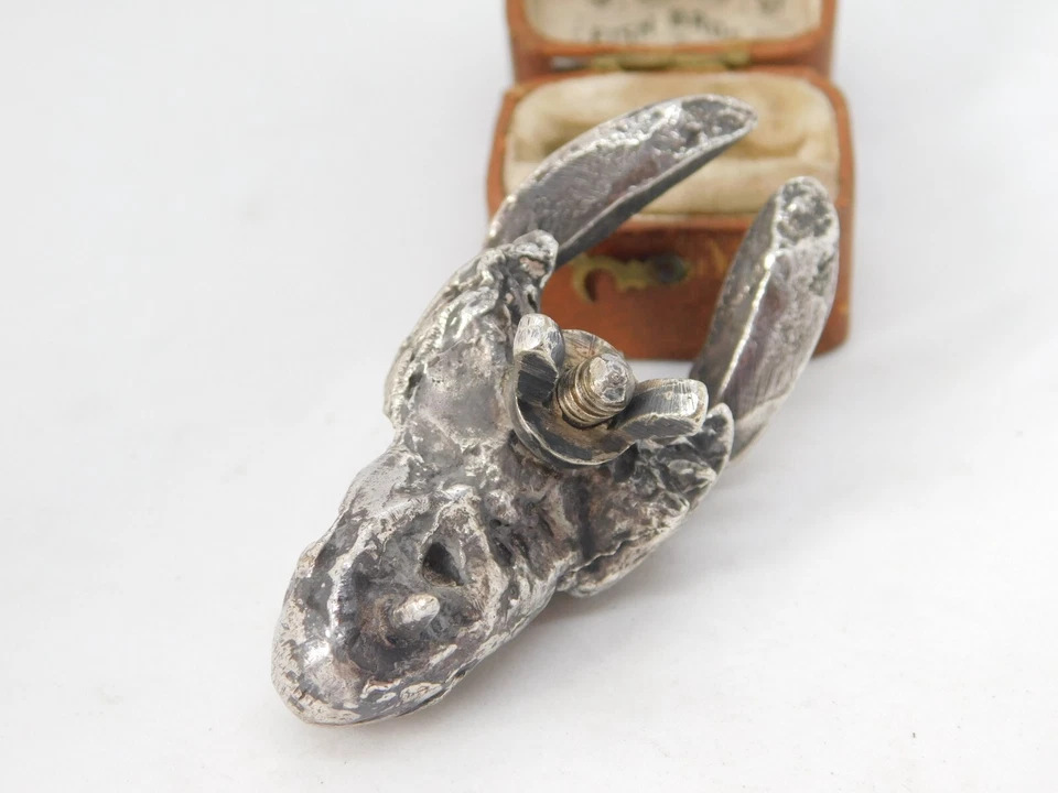 Tetera o plato victoriano fundido plata esterlina langosta acabado antiguo c1890 Foto 4 de 4