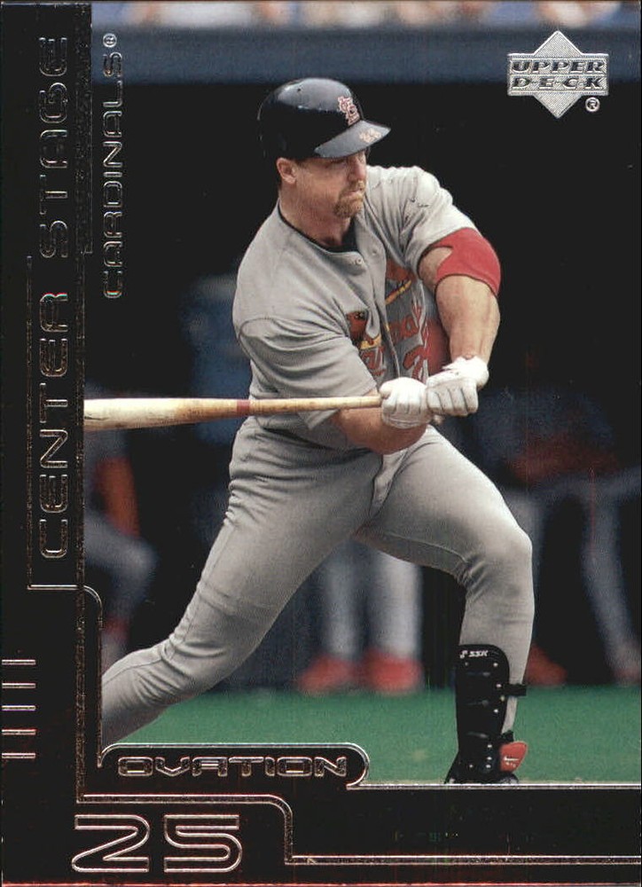 2000 (CARDINALS) Upper Deck Ovation Center Stage Silver #CS5 Mark McGwire