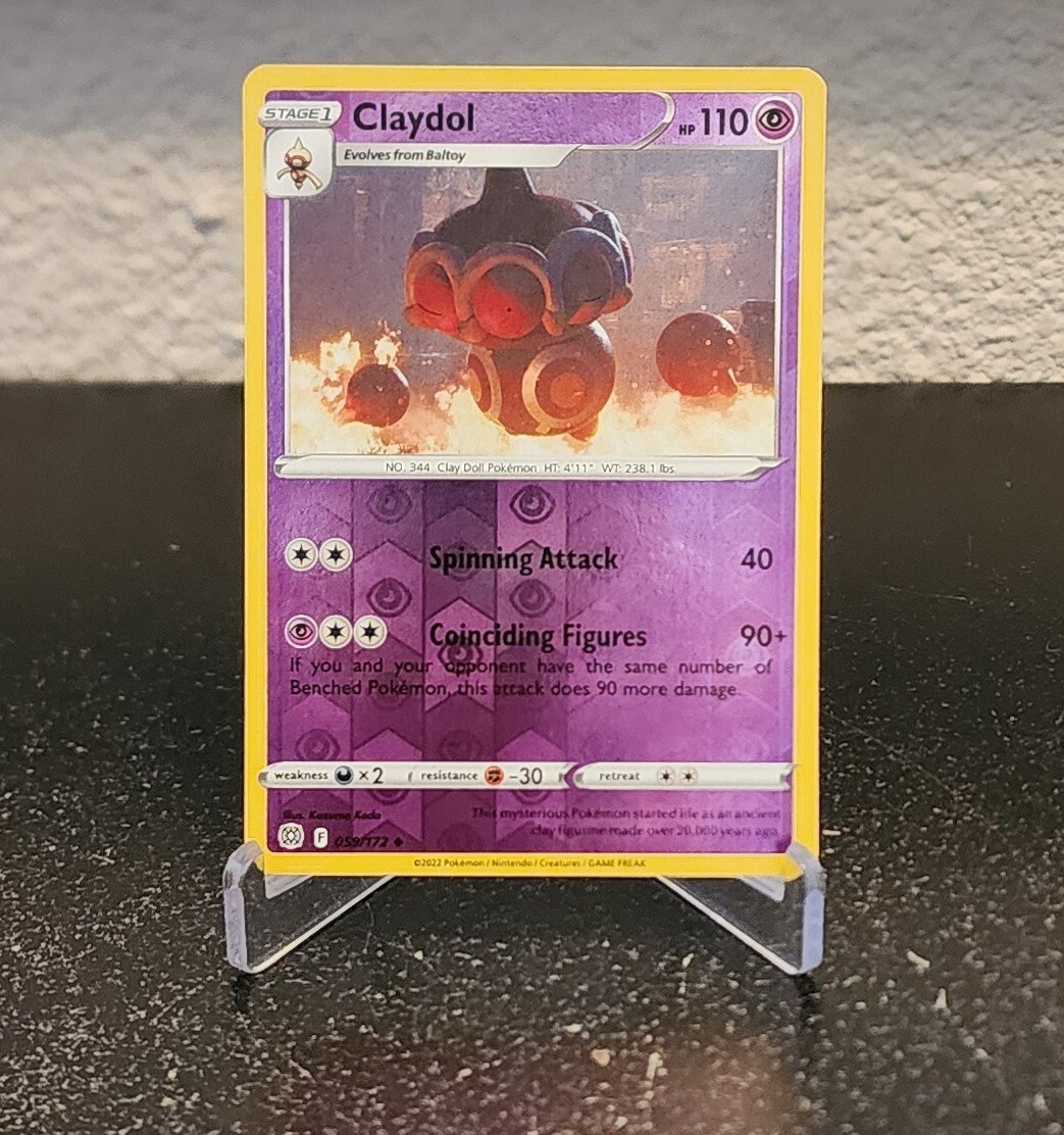Claydol 59/172 Pokemon Brilliant Stars Reverse Holo