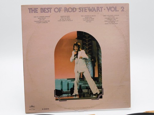 Rod Stewart Best of Volume 2 Vinyl LP Record Label #1 (VG, Mercury 1976) - Foto 3 di 3