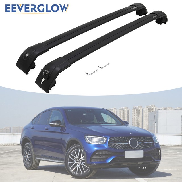 Cross Bar Crossbars Roof Rail Rack Fit for Mercedes Benz GLC 20162020