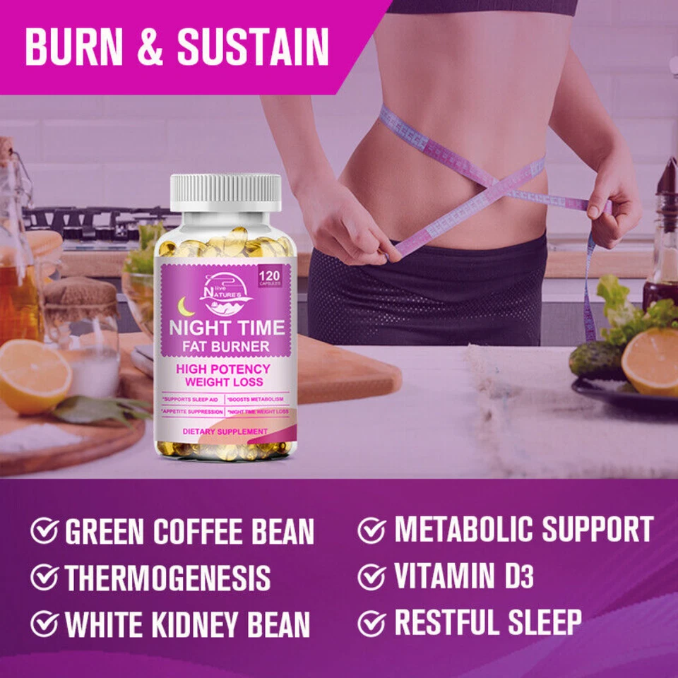 FAT BURN EXTREME Abnehmtabletten - Stärkster gesetzlicher Fettverbrenner 120 Kps - Bild 3 von 4