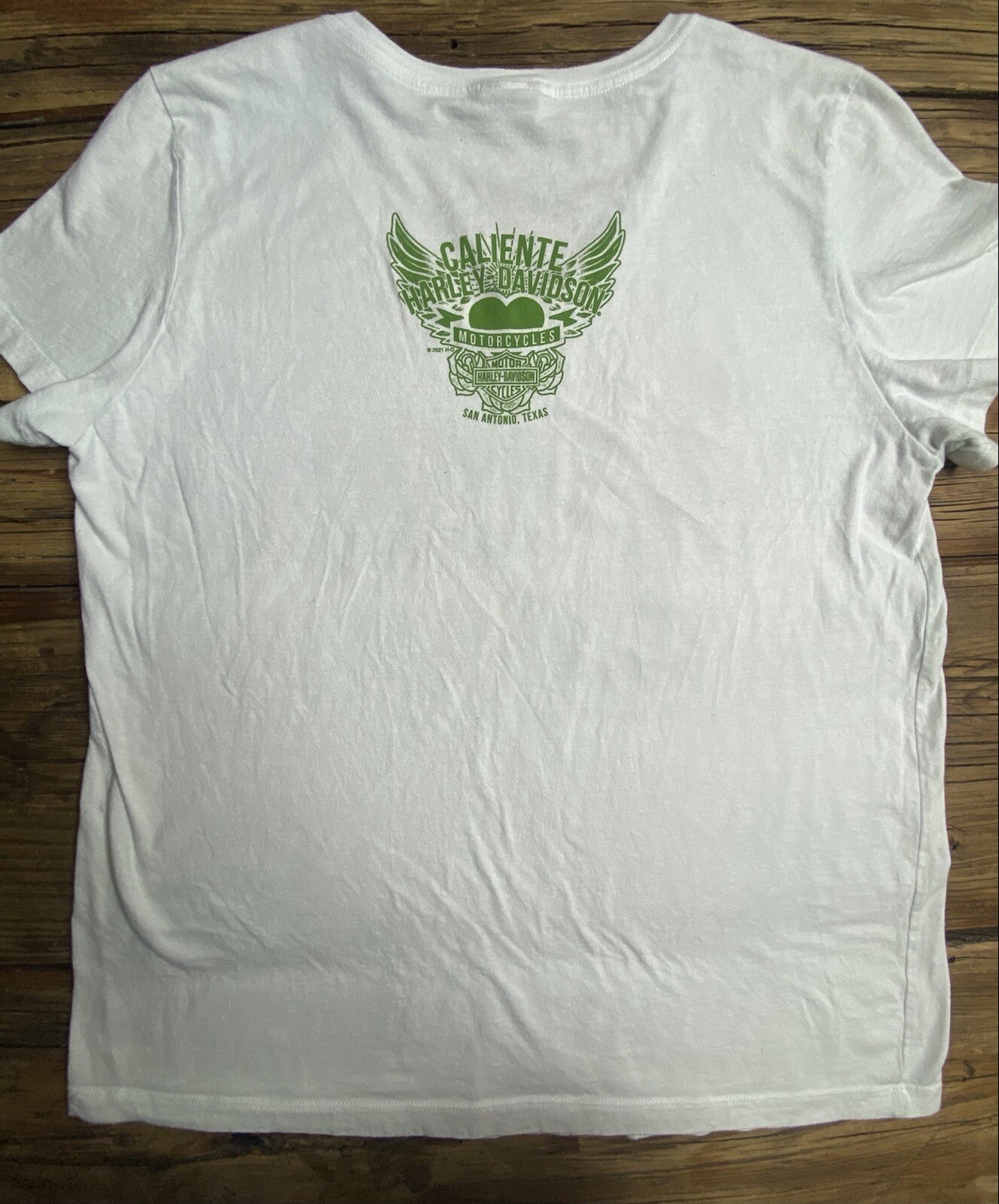 2021 HARLEY DAVIDSON SHIRT Caliente San Antonio Texas… Gem