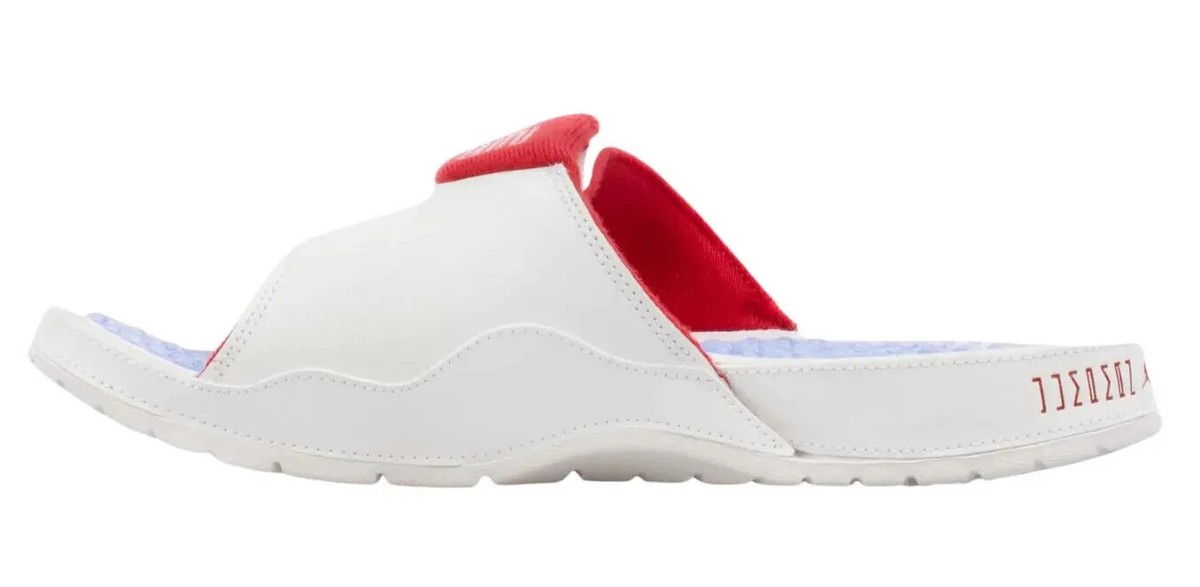 JORDAN HYDRO XI RETRO MEN'S SLIDE WHITE / VARSITY RED AA1336 166
