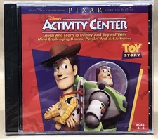 DISNEY TOY STORY ACTIVITY CENTER PC WINDOWS & MAC CD ROM COMPUTER GAME AGES 4-8