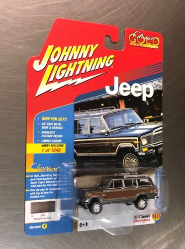 JOHNNY LIGHTNING 1981 JEEP WAGONEER CLASSIC GOLD 2017 SERIES HOBBY EXCLUSIVE - Picture 3 of 7