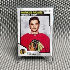 2020-21 O-Pee-Chee ALEC REGULA Marquee Rookies Blackhawks Upper Deck Series 2 RC