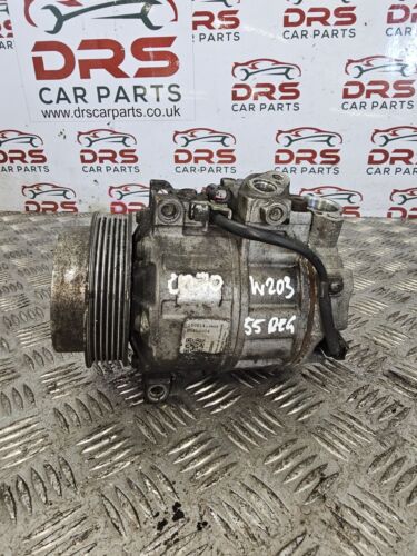 MERCEDES C CLASS AIR CONDITIONING PUMP AC COMPRESSOR 2.7 DIESEL C270 W203 (01-07 - Picture 8 of 10