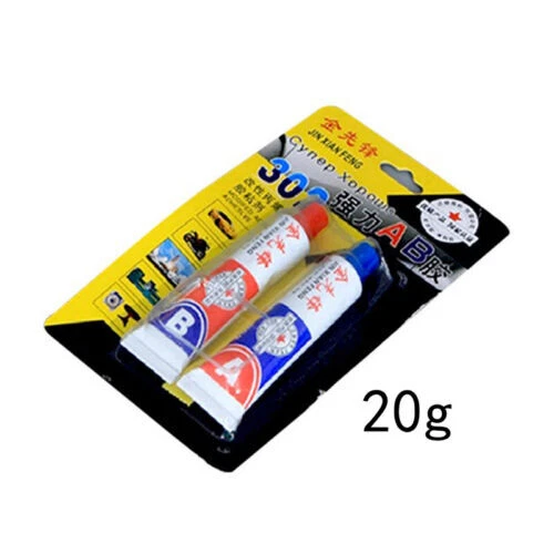 2pcs Super AB Glue Liquid Epoxy Resin Adhesive Metal Glass Wood Repair .caa - Bild 3 von 7