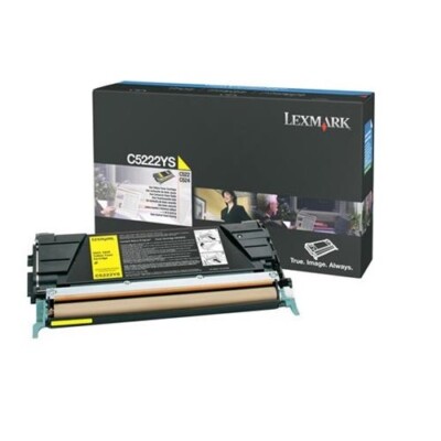 Lexmark C5222YS Original Tonerkassette Gelb für Lexmark C522 C524x C534dn