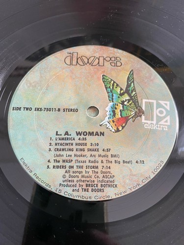 The Doors L.A. Woman 1971 Vinyl LP EKS-75011 Stereo Crucifix Sleeve - Picture 5 of 11