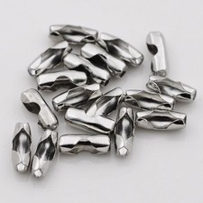 1.5mm-6mm Silver Stainless Steel Ball Chain Neklace Clasp Suit for DIY Necklace