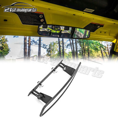 Center Cross Bar Rear View Mirror Mount Set For Can-Am Defender
