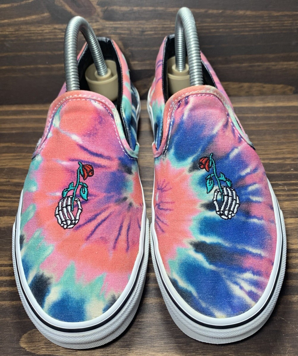 Vans Grateful Dead Womens Size 7 Mens Size 5.5 Shoes Tie Dye  display picture 1