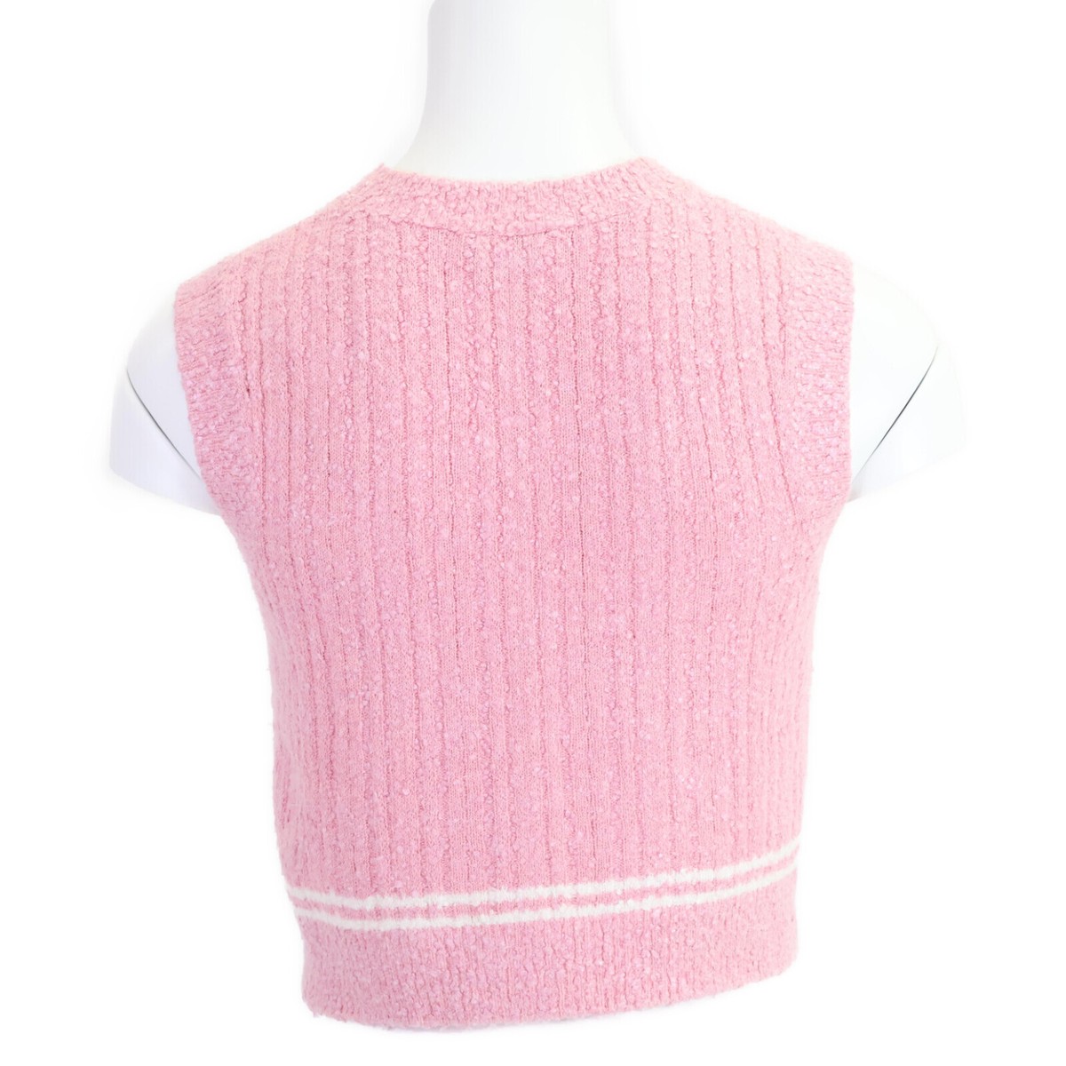 CHANEL P72196K10414 22SS CC Logos cropped sleeveless knit CHANEL P72196K10414 22SS CC Logos cropped sleeveless knit
