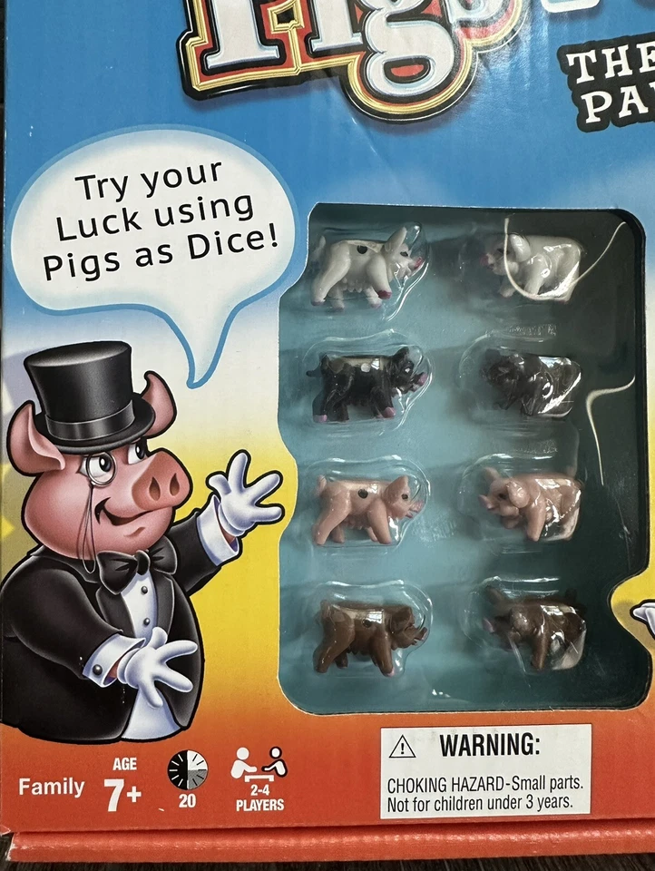 Juego de dados Pass the Pigs Pig Party Edition NUEVO Foto 3 de 4