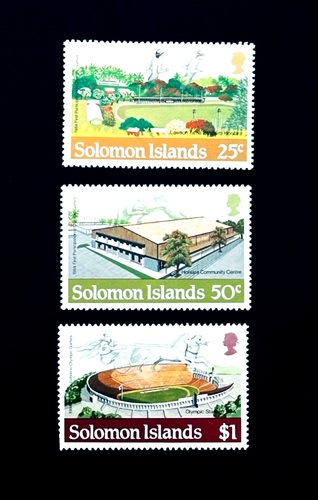 SALOMONEN INSELN Briefmarken Lot - Olympische Sommerspiele 1984 Los Angeles postfrisch OG NH r75