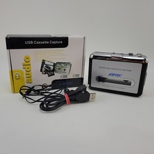 AGPtEK Super USB Cassette Capture Audio Tape to Digital Converter Portable