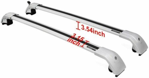 Lockable Roof Rail Rack Cross Bar Crossbar Fits for Alfa-Romeo Stelvio 2017-2024 - Picture 2 of 12