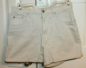 Halston Jeanswear Womens Khaki Denim 