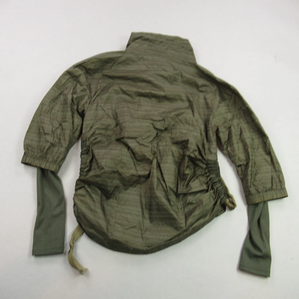 Chaqueta REI Mujer Extra Pequeña Ligera Verde Pullover 1/2 Bolsillos con Cremallera Foto 4 de 4