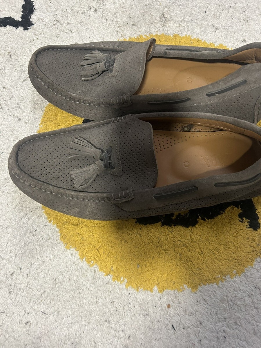 Zara Suede Loafers Gray | eBay display picture 2