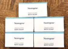 5-Pack Brand New NEUTROGENA French Milled Bath Soap Boxed Free Shipping