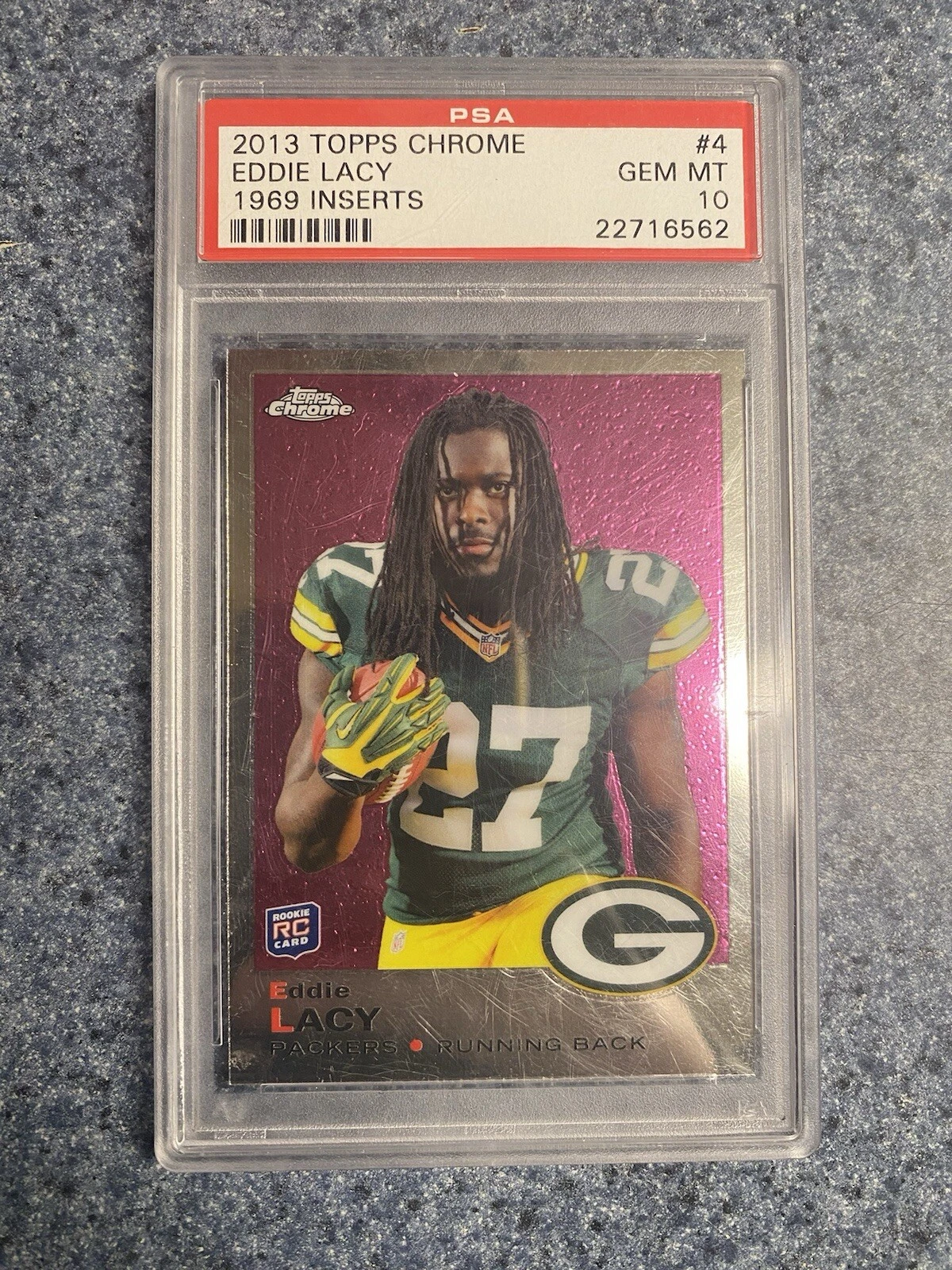 Eddie Lacy Topps Chrome 1969 Inserts #4 Base