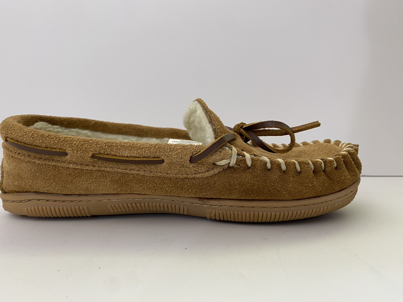 SAOLA Mocassini Minnetonka per ragazze pantofole foderate in pile suola rigida accogliente taglia 3