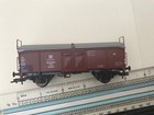 ho train Fleischmann dark brown freight car