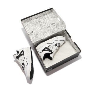 Nike Jordan 4 Retro SE PS DIY White Black Kids Preschool Basketball  DC4100-100 | eBay