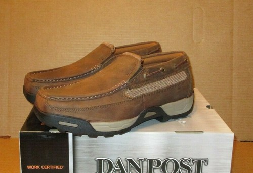 Dan Post Armstrong Leather Slip Resistant Shoes   DP67611    9.5  E-Wide       - Picture 1 of 12