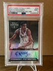 2014-15 Totally Certified Giannis Antetokounmpo Present Potential Auto /25 PSA 9