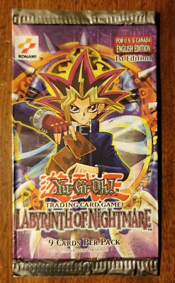 labyrinth of nightmare 1st edition booster box 2003 YuGiOh Unl sold at auction on 14th May Oh English Collectible Trading Cards Game Yu-Gi-Oh Labyrinth of Nightmare 1st