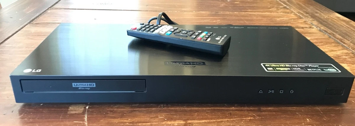 LG UP970 4K Ultra HD HDR Smart Blu-Ray DVD Player WiFi HDMI Netflix - SEE VIDEO
