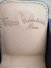 Portadollari / Portaeuro / Fermasoldi in pelle di coccodrillo (MADE IN ITALY)
