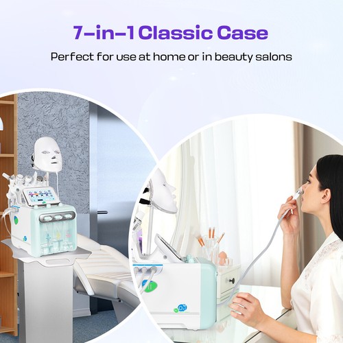 7-in-1 Hydra Dermabrasion Facial Aqua Peeling Beauty Machine Facial Rejuvenation - Picture 2 of 16