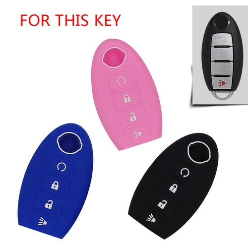 4 Button Remote Key Fob Case Cover Fit For Nissan Altima Rogue Sentra - Picture 3 of 17