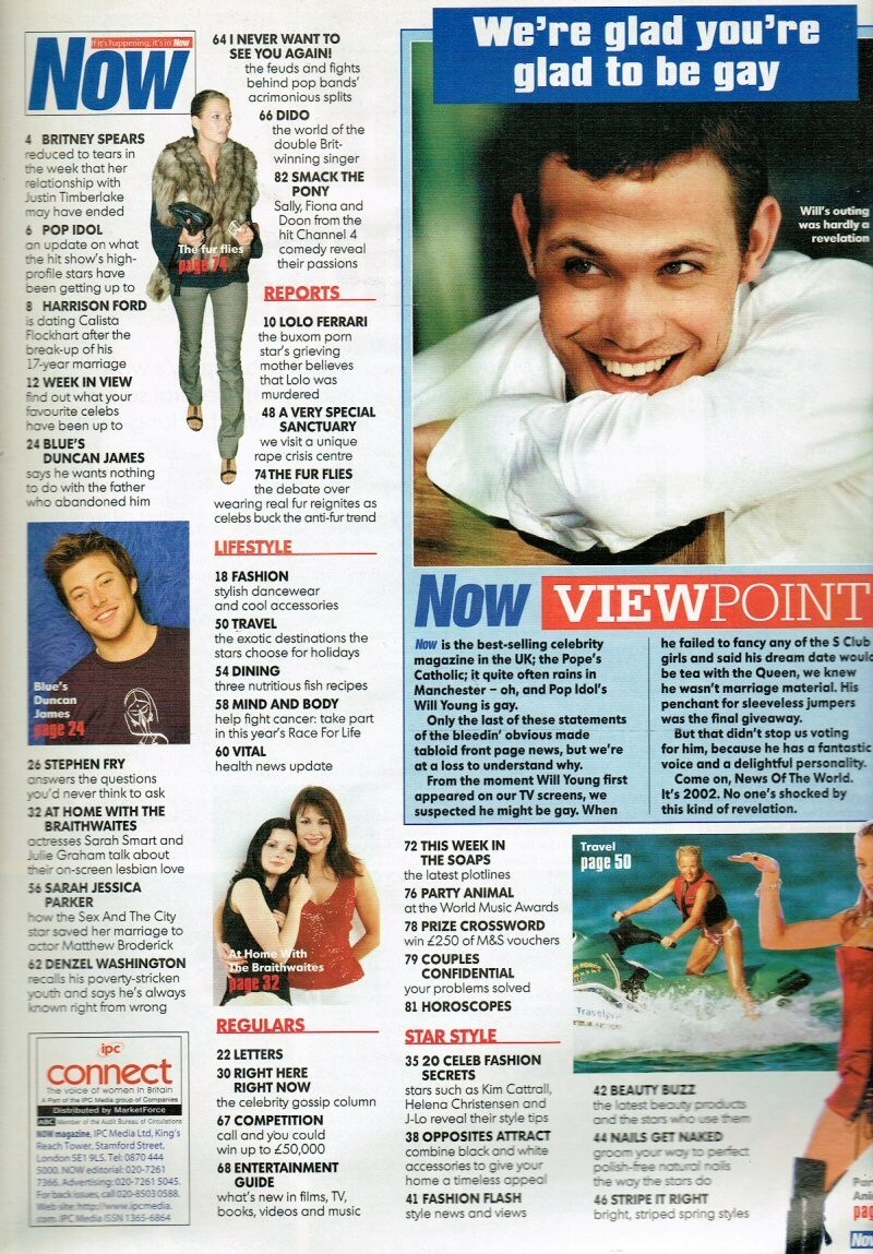 Now WILL YOUNG DARIUS DANESH LOLO FERRARI HARRISON FORD DUNCAN JAMES SARAH  SMART