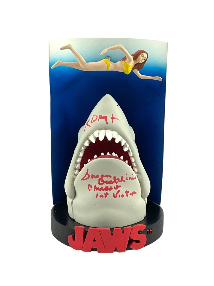 Jaws Richard Dreyfuss Susan Backlinie Signed Shark Statue Roger