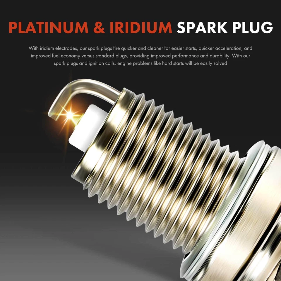 2x Bobina de encendido y 10x Kit de bujías de iridio para Dodge Ram 2500 3500 94-96 8,0 L Foto 3 de 4