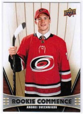 18/19 UD SERIES 1 HOCKEY ROOKIE COMMENCE INSERT CARDS (RC-XX) U-Pick From List