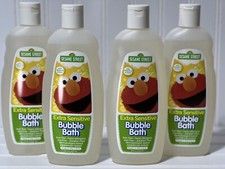New LOT OF 4 X 16oz Sesame Street Bubble Bath, Elmo, Extra Sensitive Ships ASAP